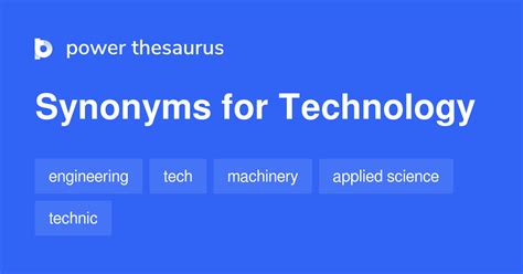 Best Technology Synonyms